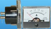 0-3A DC ANALOG WIDEVIEW PANEL METER